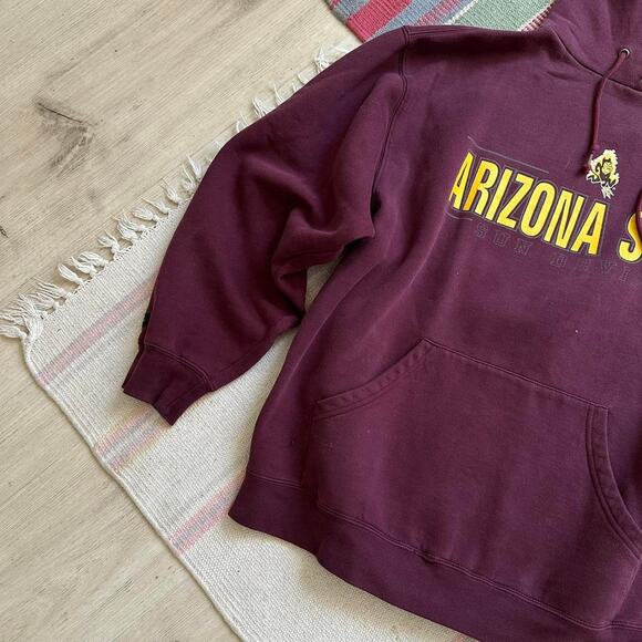 Vintage Jansport Arizona State University Sun Devils Hoodie - Picture 4 of 7